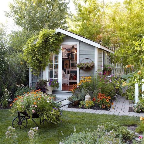Small Garden With Shed Ideas Garden Design