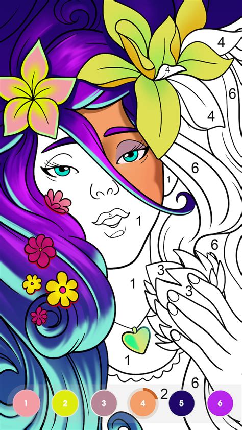 Paint By Number Free Coloring Game Painting Book By Fun Games For