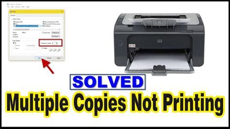 Solved Printer Not Printing Multiple Copies Multiple Page Print Not Working In Printer Youtube