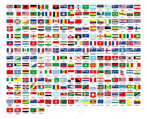 257 World Flags Complete Collection Stock Photo By ©creactivomx 1344862