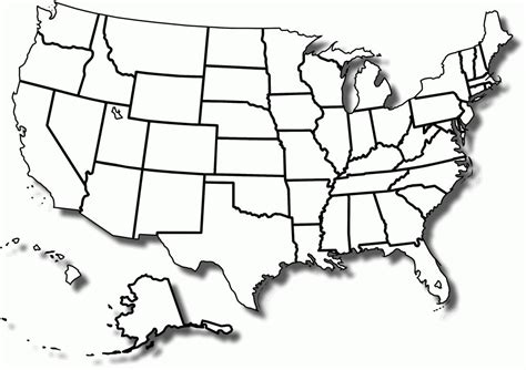 Map Of United States Blank Printable Id Like To Print This Large