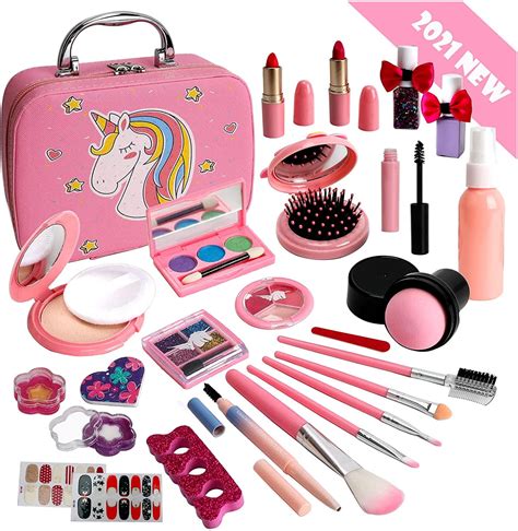 wilk pretend makeup kit play salon toys pretend dress up vanity kit styling set for girls