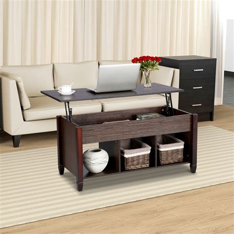 Hop on over to walmart.com where they are offering this easyfashion modern wood lift top coffee table with hidden compartment in white for just $87.50 shipped (regularly $125)!. SmileMart Modern Lift Top Coffee Table with 3 Storage ...