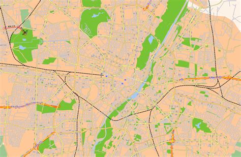 Road Map Of Munich City Munich Road Map Maps Of All