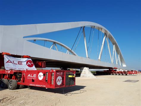Ale Engineers Launch Major Bridge Over Highway In Spain Highways Today