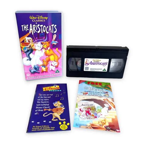 Walt Disney Classics The Aristocats Vhs Video Tape Vintage Retro