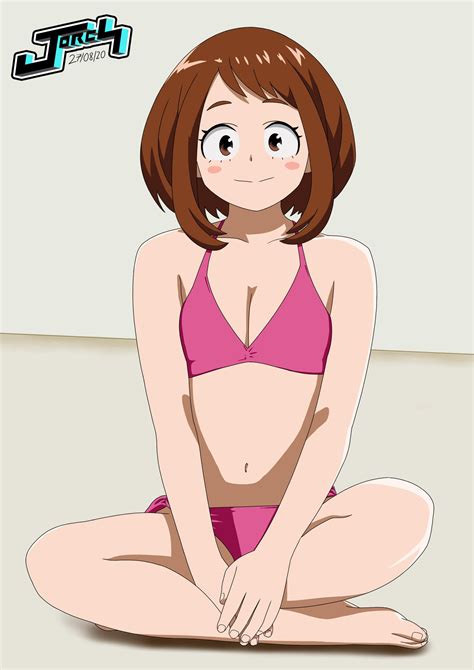 Ochako Uraraka Swimsuit By Jorch Jacg On Deviantart Disney Characters