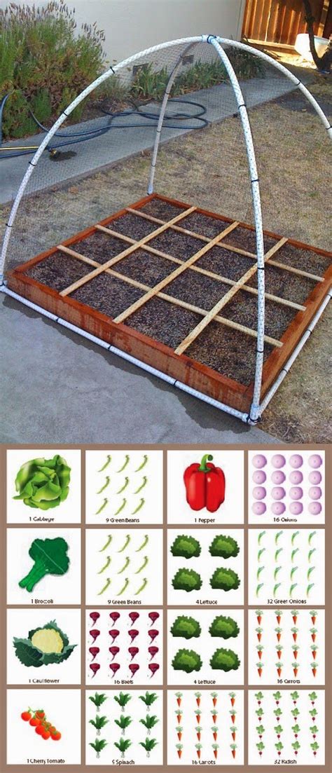 Square foot gardening is a simple method of creating small, highly productive vegetable gardens. Square Foot Gardening Plan