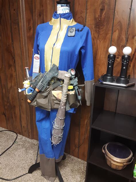 My Vault Suit I Made A Few Years Ago Finally On Display In My Game Room