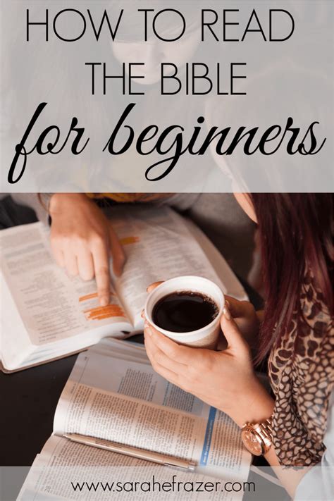 How to study the bible for beginners: How to Read the Bible for Beginners - Sarah E. Frazer in ...