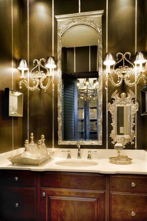 This powder room is definitely modern and elegant. Elegant Powder Room | Elegant bathroom design, Elegant ...