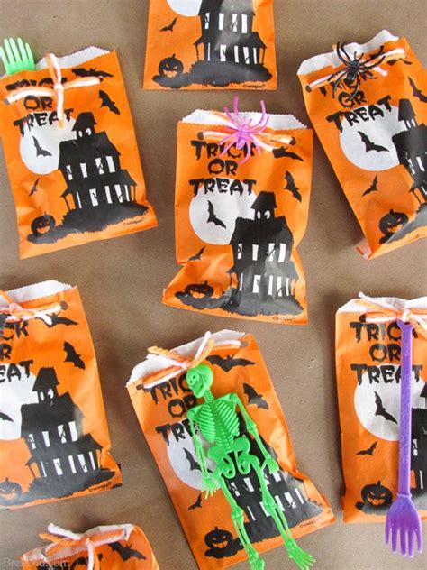 Halloween Treat Bags For Children With Allergies Teal