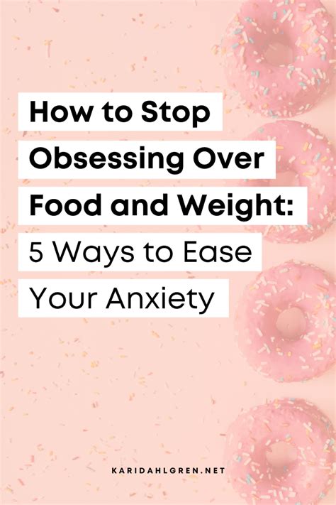 How To Stop Obsessing Over Food 5 Tips To Ease Food Anxiety