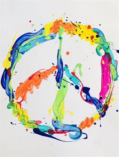 Peace Out Is An Original Artwork Painting By Polly Gentry This Modern