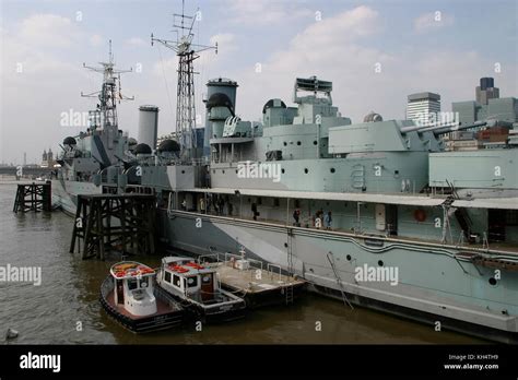 Hms Belfast A Floating Museum On The Thames River London Great