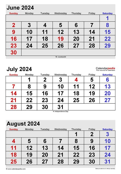 Calendar For June July August Kimmi Merline