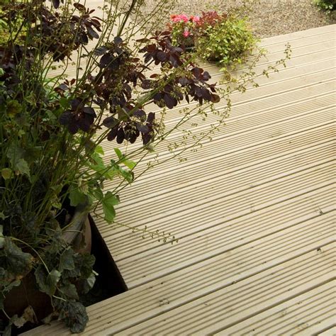 Ribbed And Smooth Timber Decking Board Hartwells Fencing
