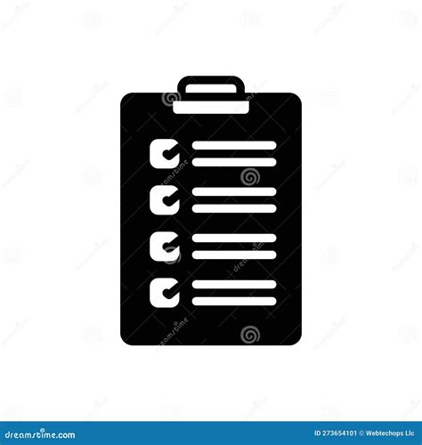 Black Solid Icon For Requirement Need And Condition Stock Vector