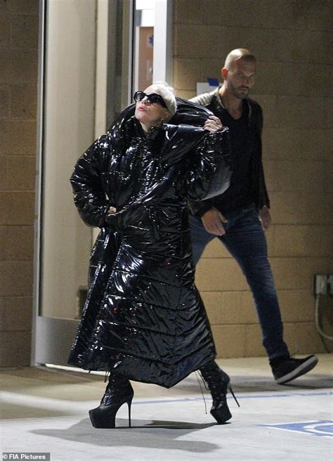 Lady Gaga Black Puffer Coat Movieleatherjackets