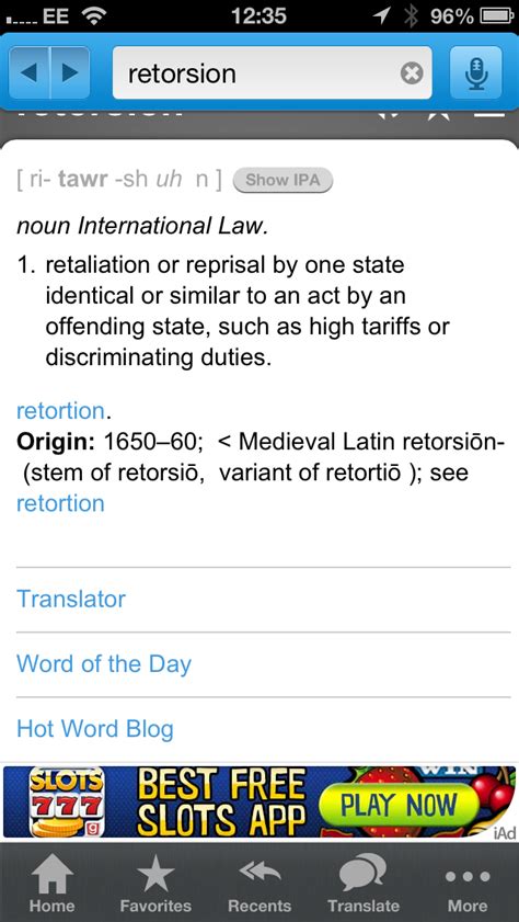 Free Dictionary On The Ipad And App Lexdis 20