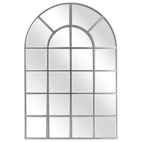Empire Art Direct Arch Window Pane Wall Mirror The Home Depot Canada