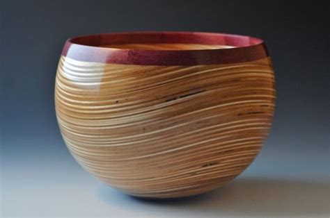 Wavy Plywood Bowl By John Beaver Wood Turning Wood Turning Lathe