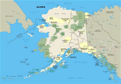 Alaska State Map With Cities Map