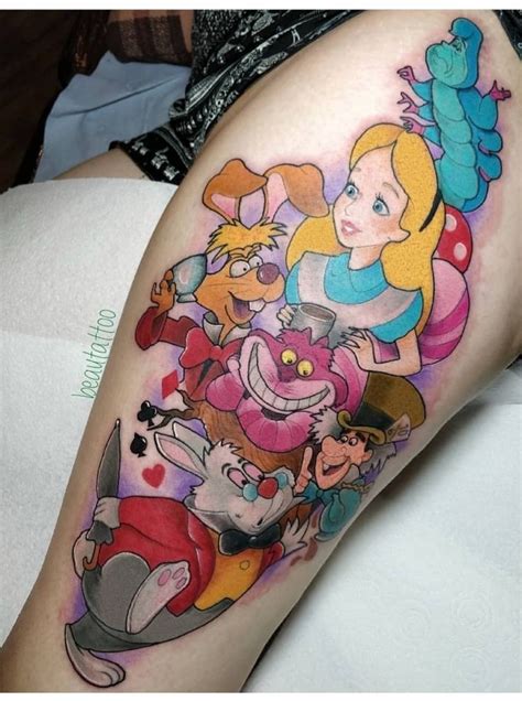 Alice In Wonderland Tattoo Wonderland Tattoo Disney Tattoos Alice