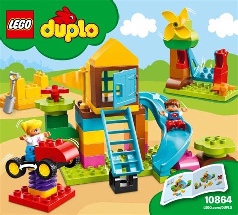 Lego 10864 Large Playground Brick Box Instructions Duplo