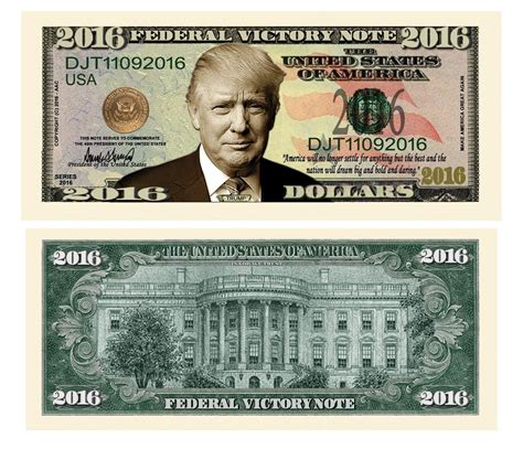 25 Donald Trump 2016 Federal Victory Limited Edition Presidential