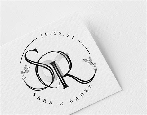 Sr Wedding Initials Logo And Monogram On Behance