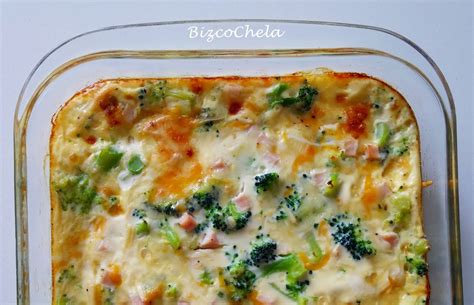PASTEL DE BRÓCOLI Y PAVO