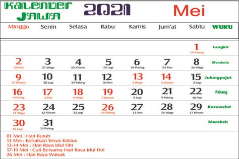 Kalender 2022 Lengkap Jawa Islam Kalender Nasional 1980 Lengkap