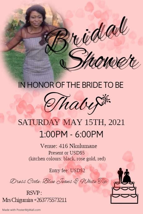 Copy Of Bridal Shower Postermywall