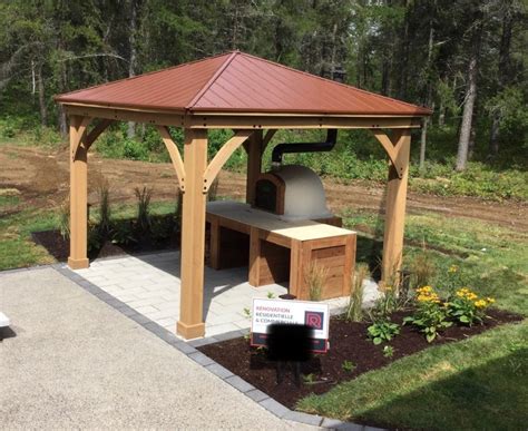 Bricks laid on edge on dome slab. Brick Pizza Ovens - Brick Oven | Grills'n Ovens