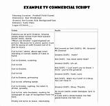 Scripts For Tv Commercials