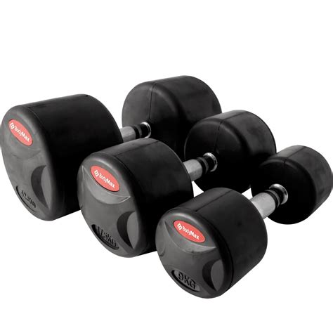 Bodymax Pro Ii Rubber Dumbbell Sets Bodymax Fitness