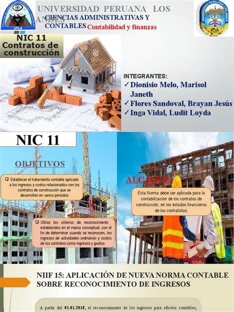 Nic 11 Contratos De Construcción Pdf Normas Internacionales De