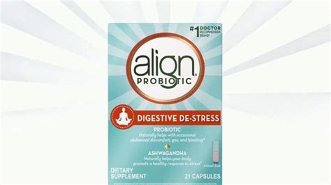 Align Probiotics Digestive De Stress Tv Commercial Probiotic With