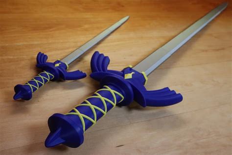 Collapsing Master Sword With Replaceable Blade 3d Model By