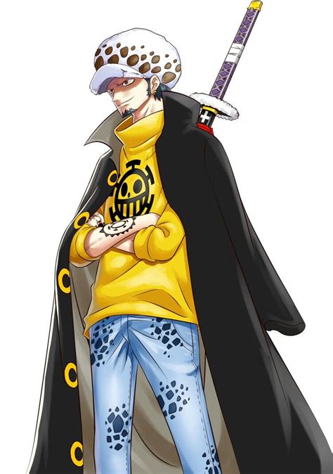 After the explosion, the three captains stood together, and captain kid asks who the loser is. Trafalgar D Water Law One Piece