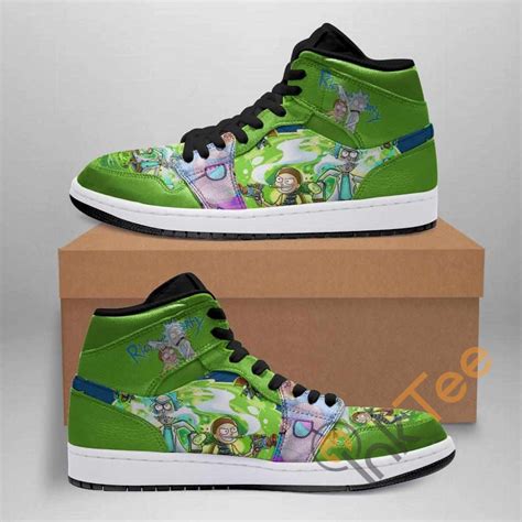 Rick And Morty Ha02 Custom Air Jordan Shoes Inktee Store