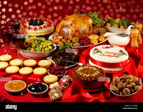 Traditional Christmas Food Stock Photo 9748263 Alamy