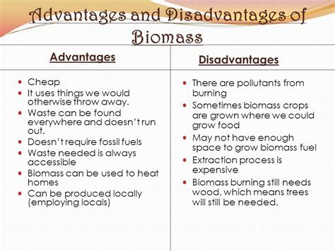 Pros And Cons Of Biomass Herxheimde