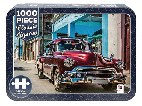 Classic Jigsaws Classic Car On Cuban 1000 Piece Jigsaw 1000 Piece