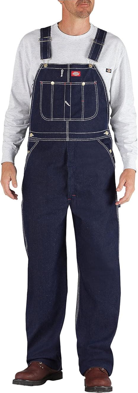 Dickies Men S Denim Rigid Bib Overalls Amazon Ca Clothing Shoes Accessories