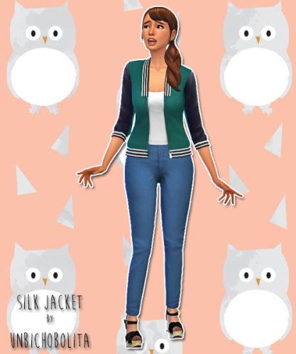 Silk Jacket At Un Bichobolita Sims 4 Updates