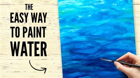 How To Paint Water The Easy Way How To Paint An Underwater