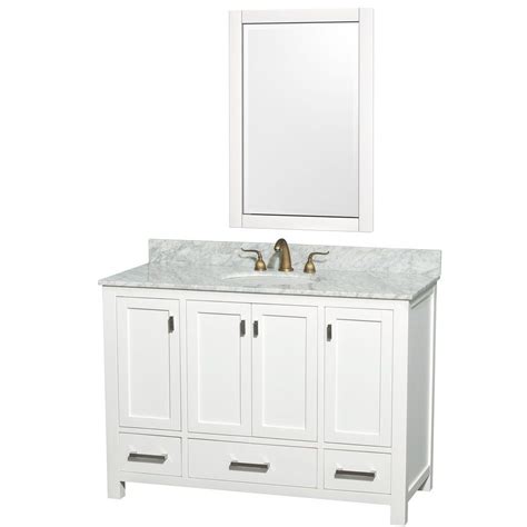 Hamilton hills clean large modern polished nickel frame wall mirror contemporary premium silver backed floating glass vanity bathroom metal frame rectangle. Cody's bathroom - Restoration Hardware Style Bathroom ...