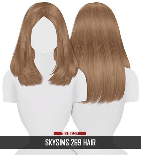 Skysims 207 Hair Mesh Edit By Redheadsims For The Sim